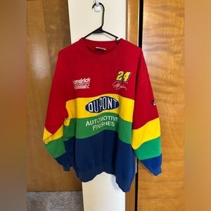 Jeff Gordon nascar crew neck. VINTAGE size XL